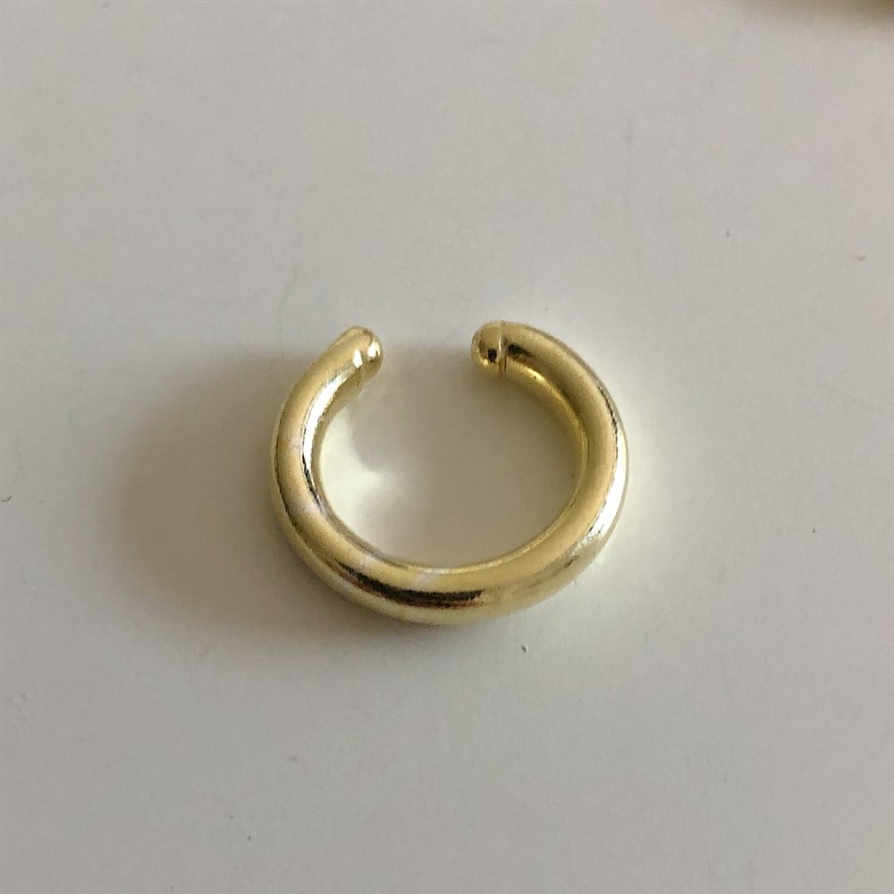 925 düz ear cuff
