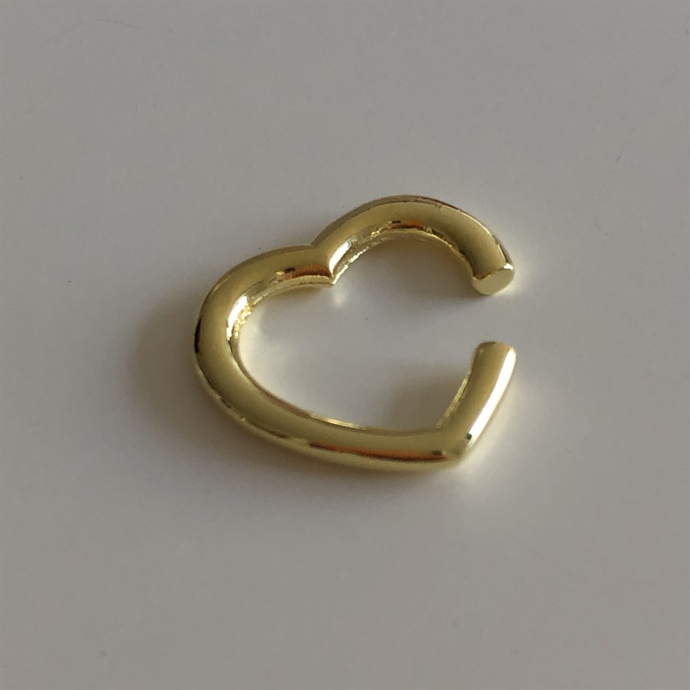 925 mini kalp ear cuff