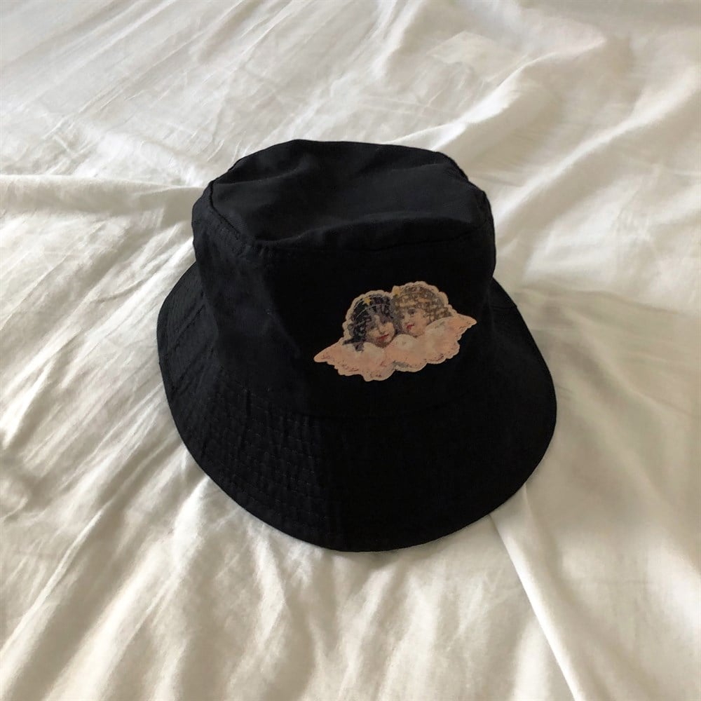 angel bucket hat