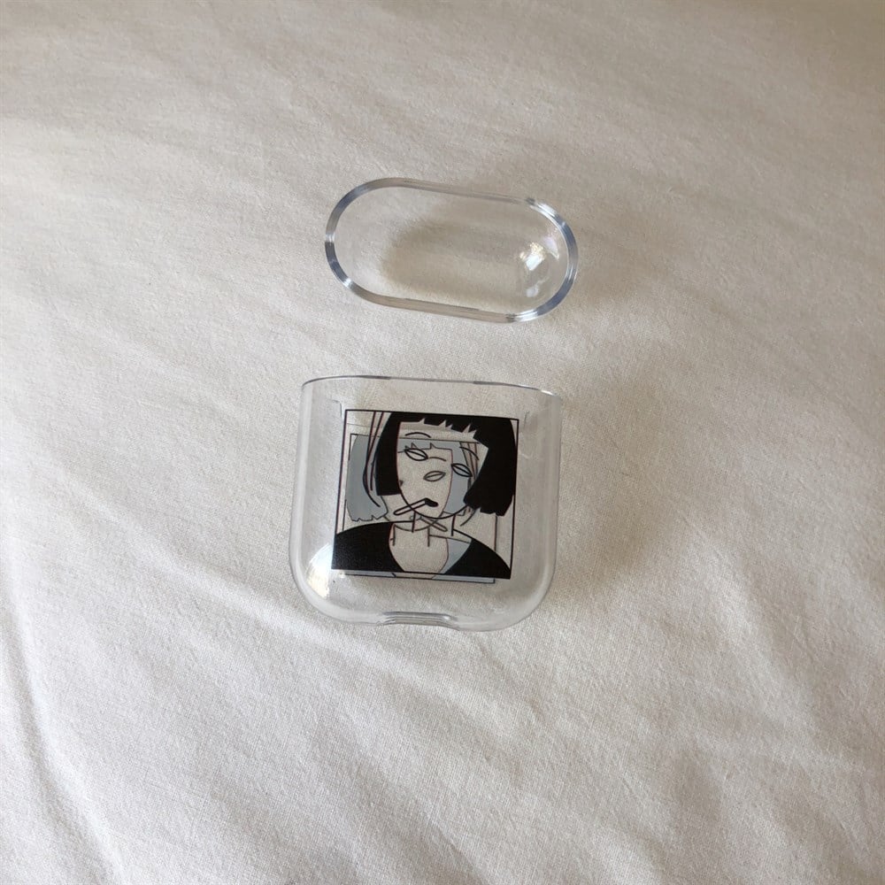female figure airpods case