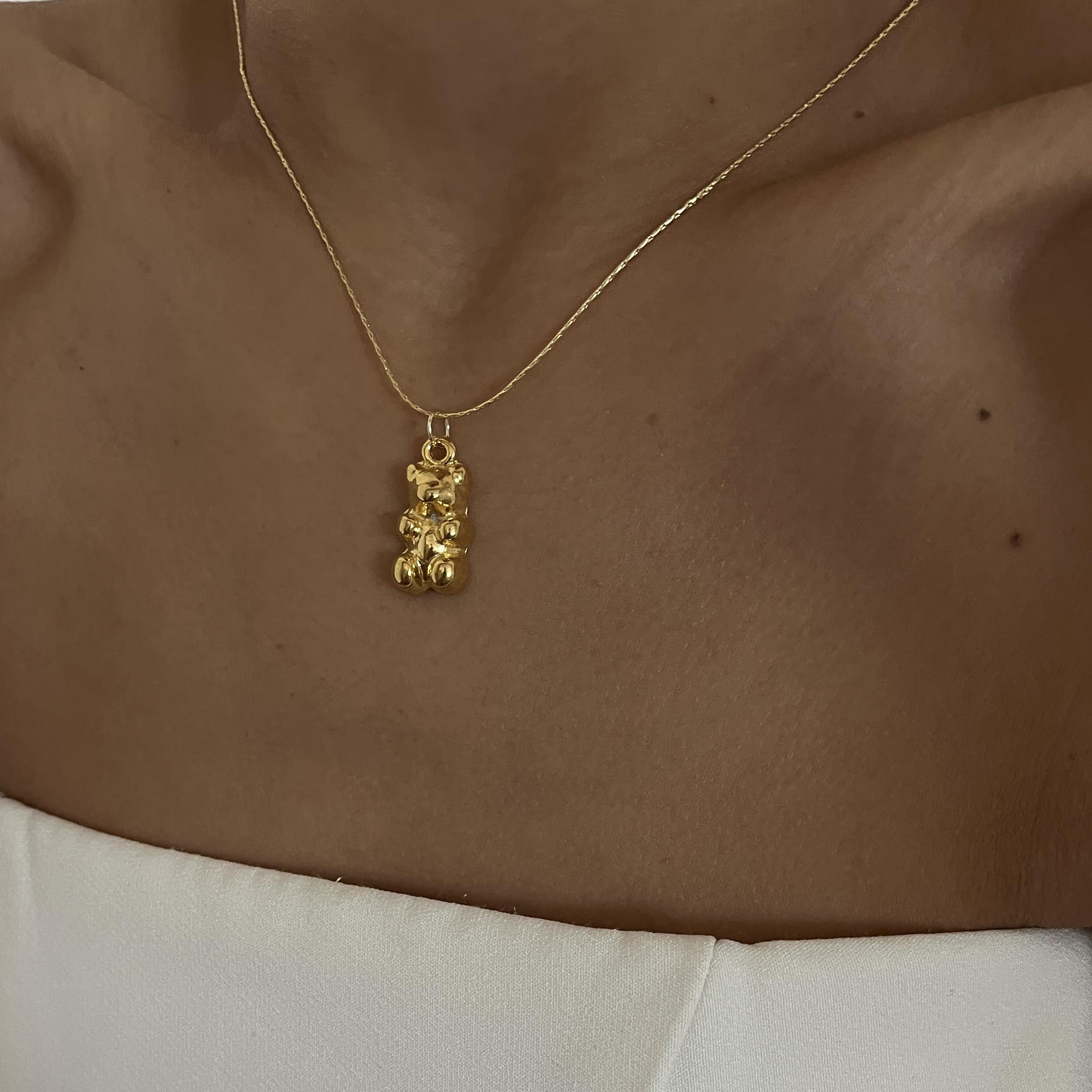 Gold Jelibon Kolye