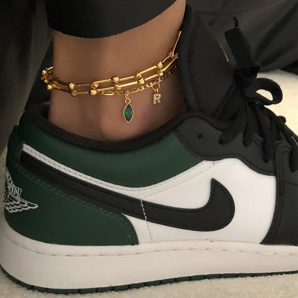 kombin punk halhal ile harfli halhal