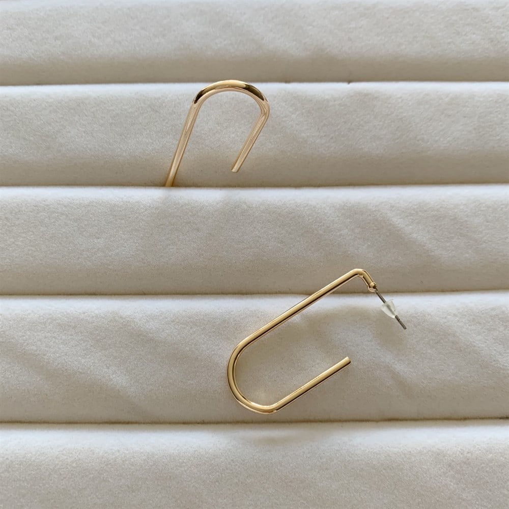 minimal küpe