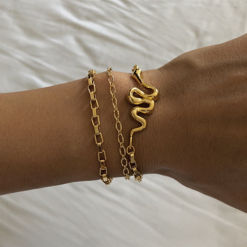 yılan figürlü bileklik / snake bracelet