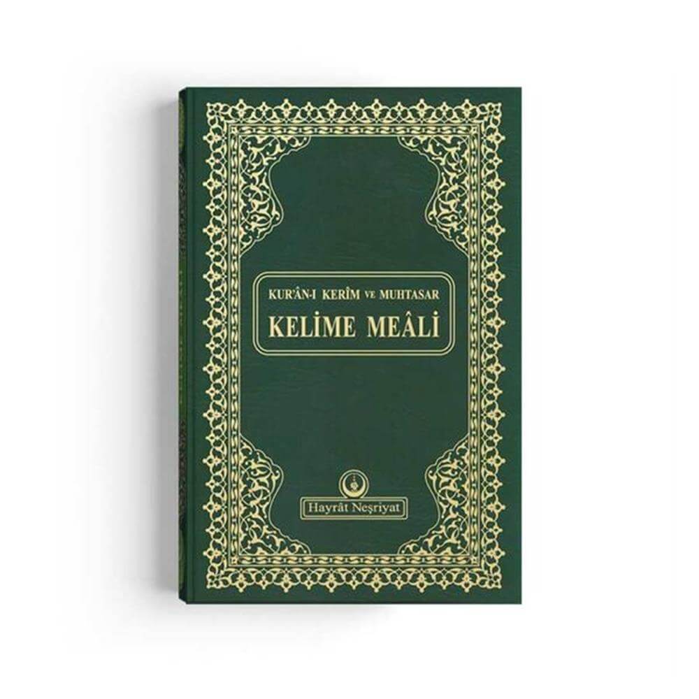 Orta Boy Muhtasar Kelime Mealli Kuran (Yeşil, Mühürlü)