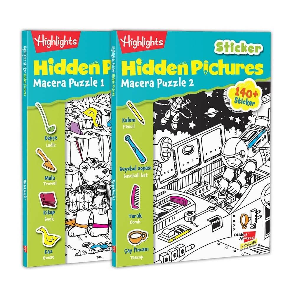 Sticker Hidden Pictures Macera Puzzle 2li Set

