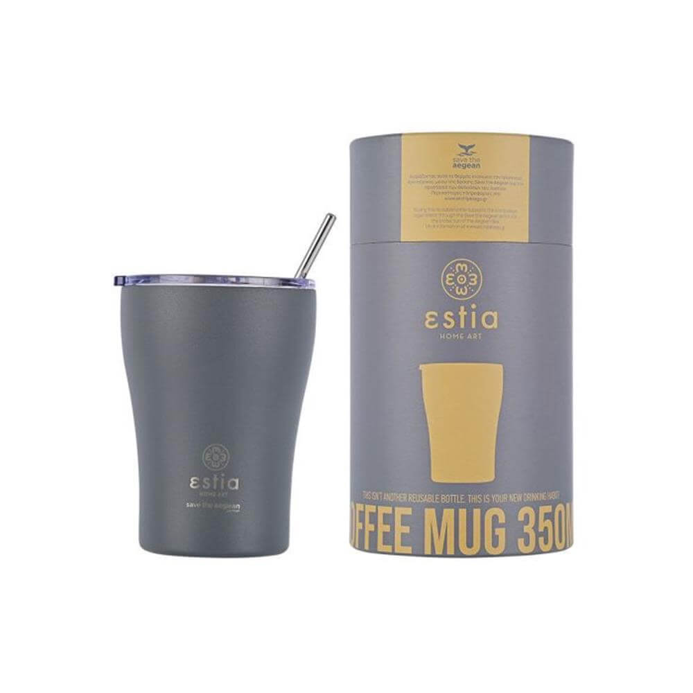 
Estia Save The Aegean Termos Coffee Mug Fjord Grey 350ml
