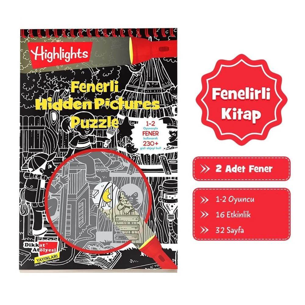 Fenerli Kitap Hidden Pictures Puzzles

