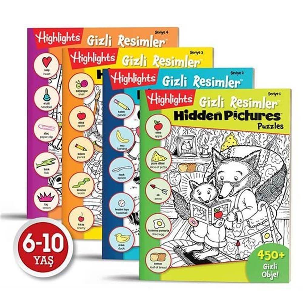 
Hidden Pictures Gizli Resimler 4lü Set
