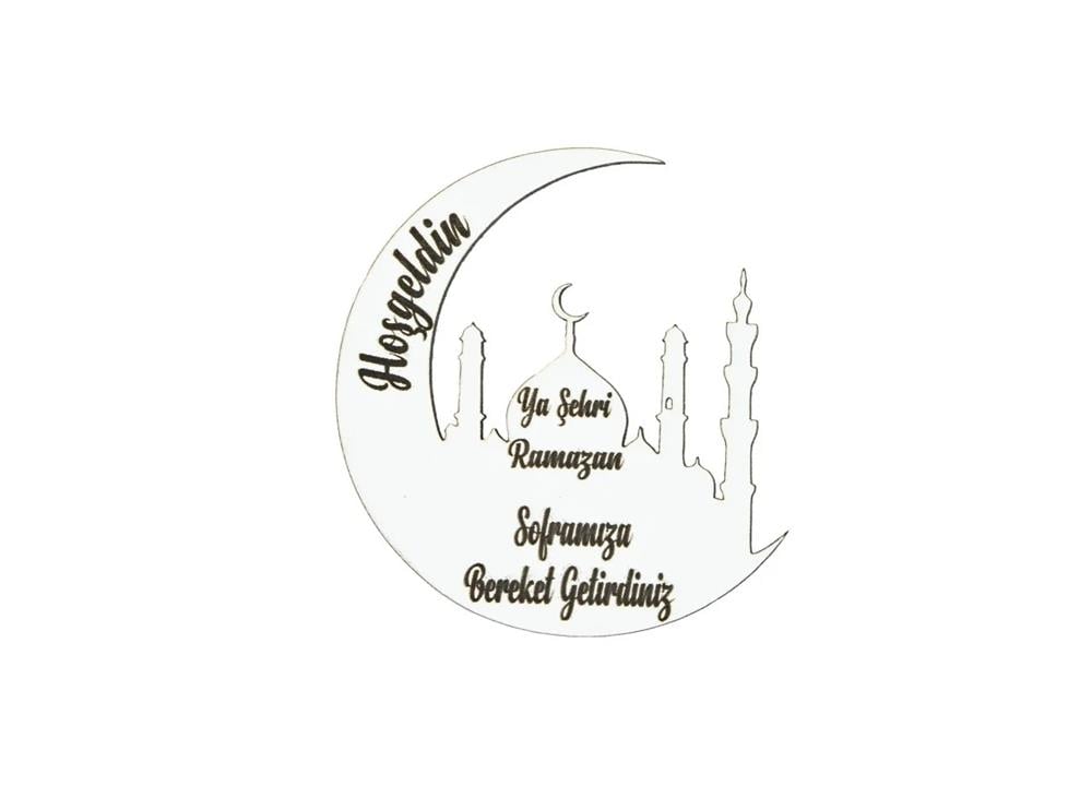 Ahşap Ramazan-ı Şerif Dağıtmalık Süs
