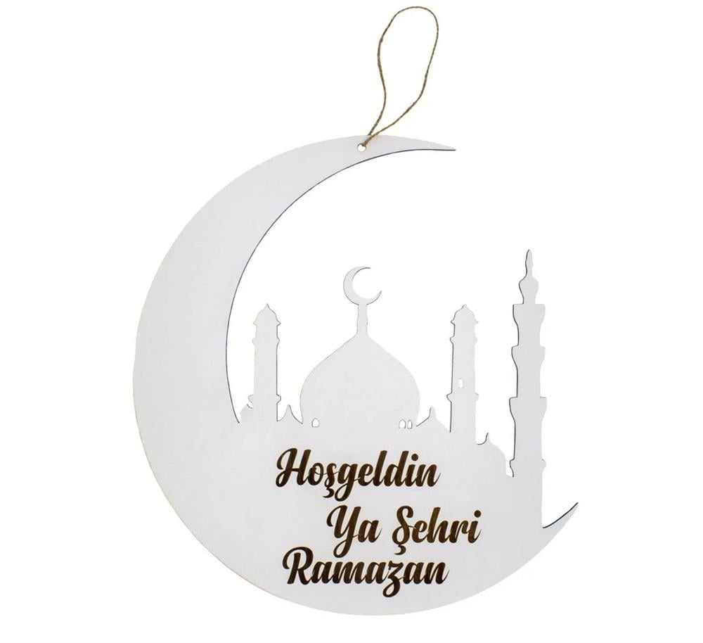 Ahşap Ramazan-ı Şerif Kapı Süsü (35x32,5)
