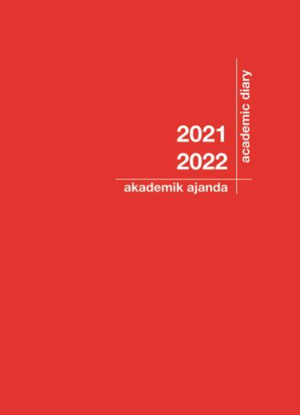 Akademi Çocuk 2021-2022 Akademik Ajanda  3078 Kırmızı - 21x29 cm