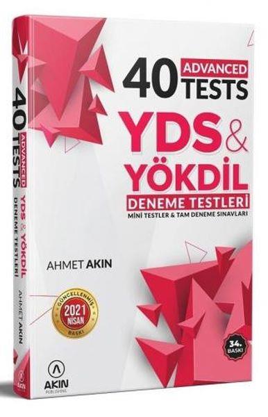 Akın 40 Advanced Tests YDS & Yökdil Deneme Testleri