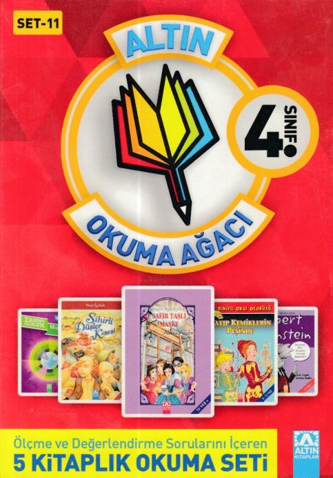 Altın Okuma Ağacı - 4. Sınıf Set 11 (Kırmızı Kapak)