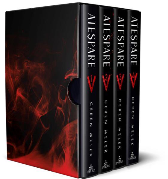 Ateşpare 4 Kitaplık Set (Ciltli)