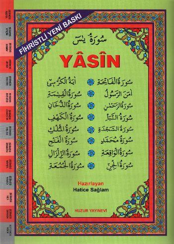 Bilgisayar Hattı Kolay Okunan Arapça Fihristli Yasin-i Şerif (Kod: 026)