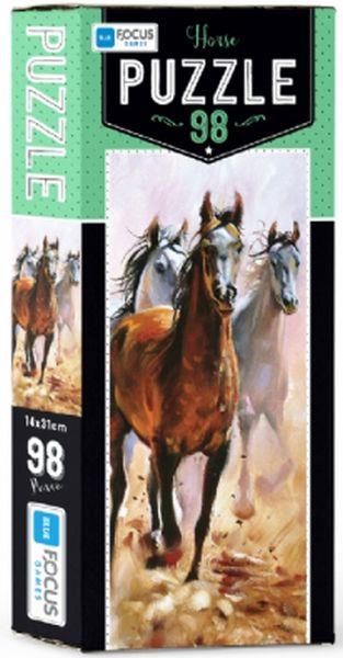 Blue Focus Horse - Puzzle 98 Parça