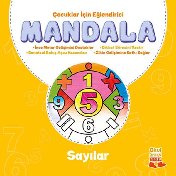 Çocuklar İçin Eğlendirici Mandala - Sayılar