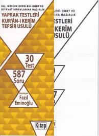 DHBT Kur'an-ı Kerim Tefsir Usulü Yaprak Testleri
