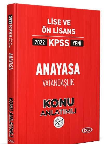 Data 2022 KPSS Lise ve Ön Lisans Anayasa Vatandaşlık Soru Bankası