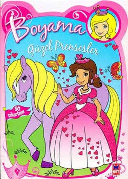 Güzel Prensesler - Pembe Boyama Kitabım