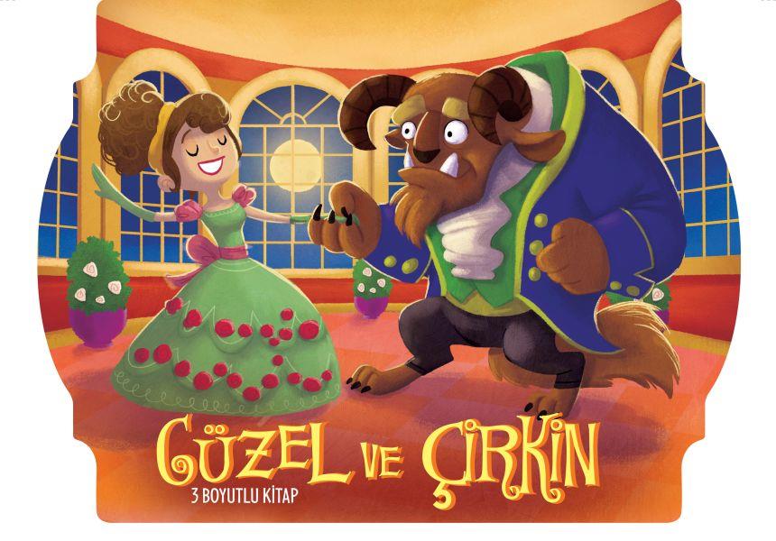 Güzel ve Çirkin (3 Boyutlu Kitap)