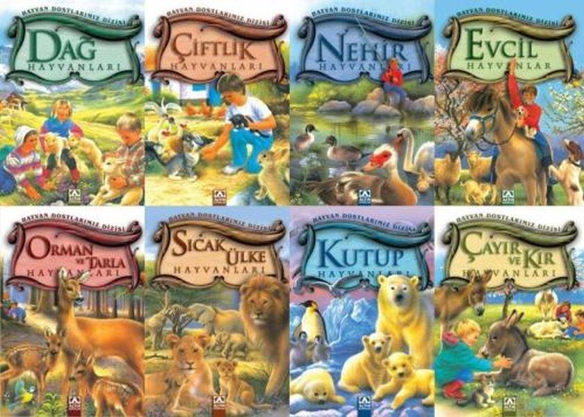 Hayvan Dostlarımız Dizisi Seti (8 Kitap)