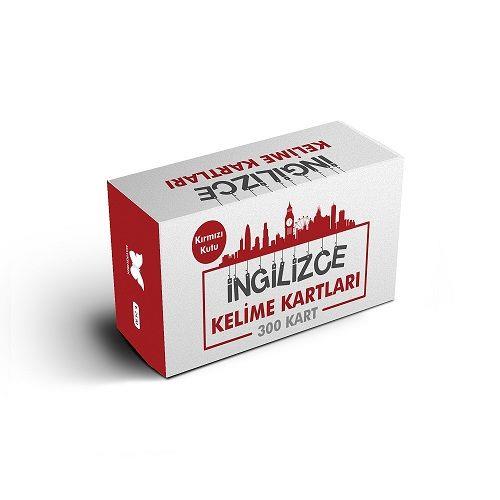 İngilizce Kelime Öğreten Kartlar 3. Kutu (Kırmızı Kutu)