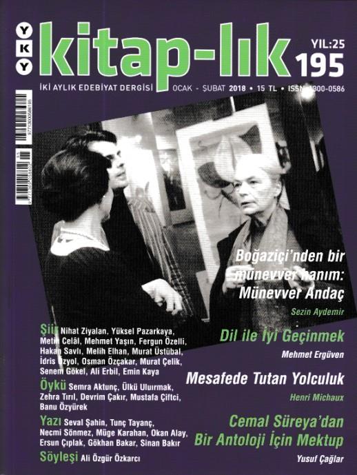 Kitap-lık Sayı 195 - İki Aylık Edebiyat Dergisi