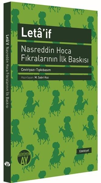 Leta'if  Nasreddin Hoca Fıkralarının İlk Baskısı