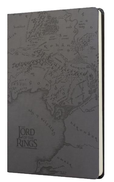 Lotr Orta Dünya Haritası Sert Kapak Butik Defter Siyah