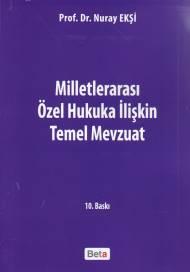 Milletlerarası Özel Hukuka İlişkin Temel Mevzuat