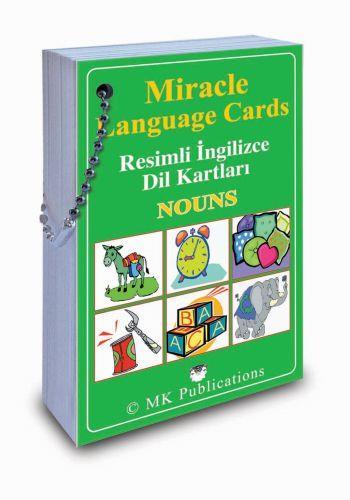 Miracle Language Cards - Nouns / Resimli İngilizce Dil Kartları
