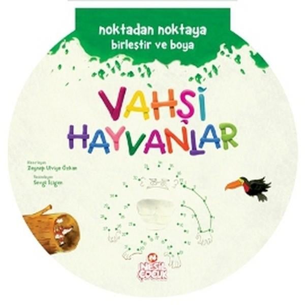 Noktadan Noktaya Birleştir ve Boya Serisi - Vahşi Hayvanlar