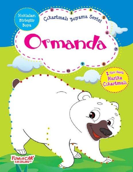 Ormanda-Çıkartmalı Boyama Serisi