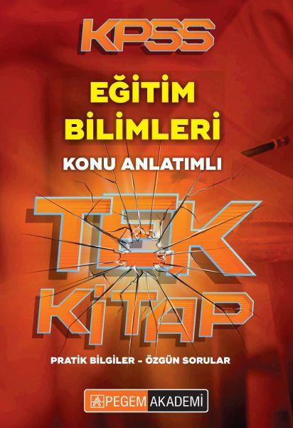 Pegem 2018 KPSS Eğitim Bilimleri Konu Anlatımlı Tek Kitap