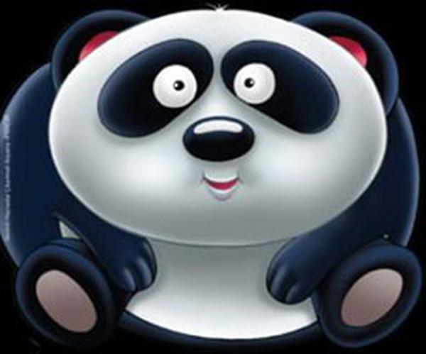 Sevimli Hayvanlar Çıkartmalı Boyama Panda