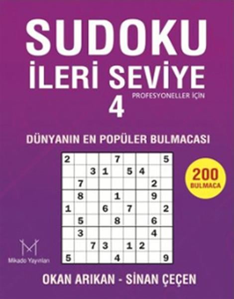 Sudoku İleri Seviye-4  Profesyoneller İçin