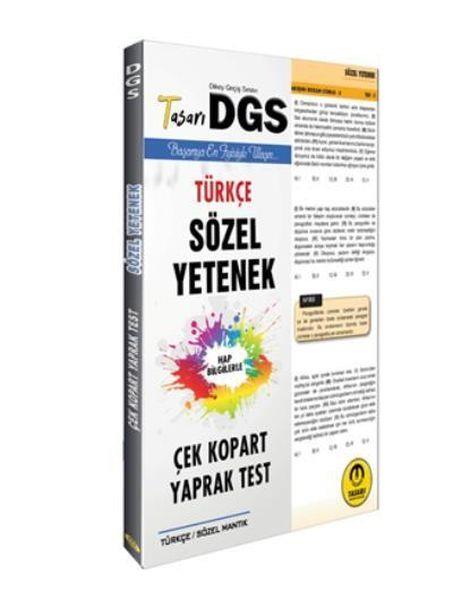 Tasarı 2020 DGS Türkçe Sözel Yetenek Çek Kopart Yaprak Test