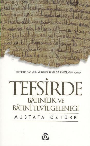 Tefsirde Batınilik ve Batıni Te'vil Geleneği