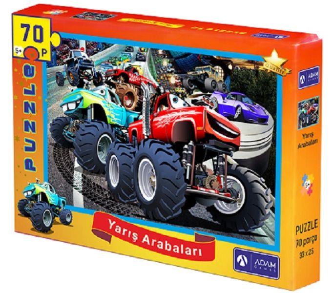 Yarış Arabaları 70 Parça Puzzle (33x25)