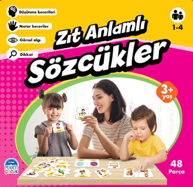 Zıt Anlamlı Sözcükler - Eğitici Yapboz - 48 Parça