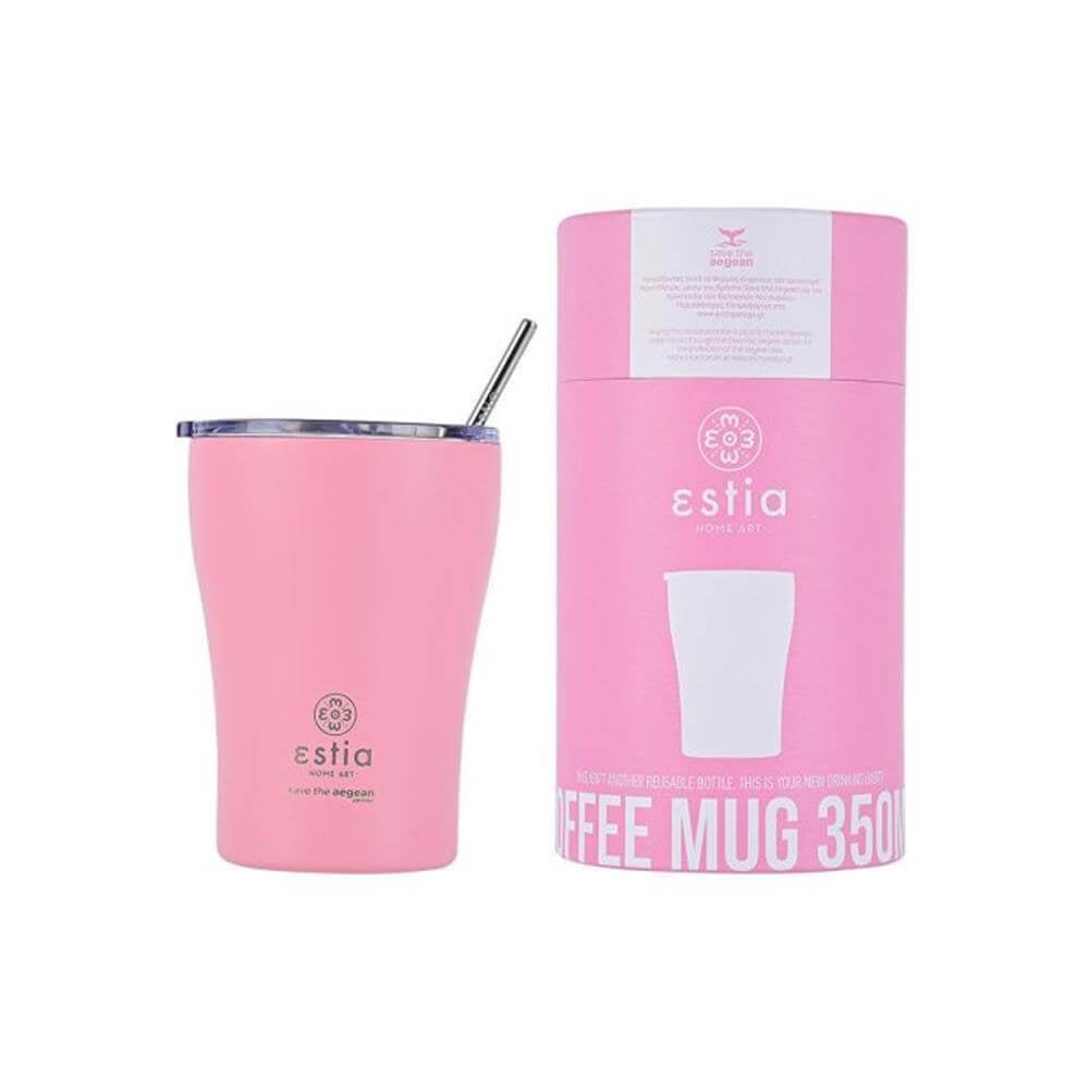 Estia Save The Aegean Θερμός Coffee Mug Blossom Rose 350ml

