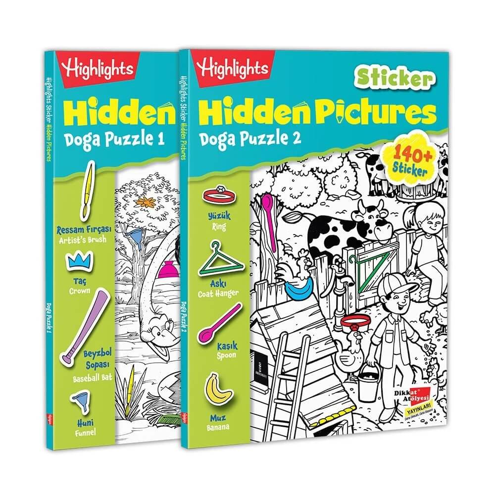 
Sticker Hidden Pictures Doğa Puzzle 2li Set
