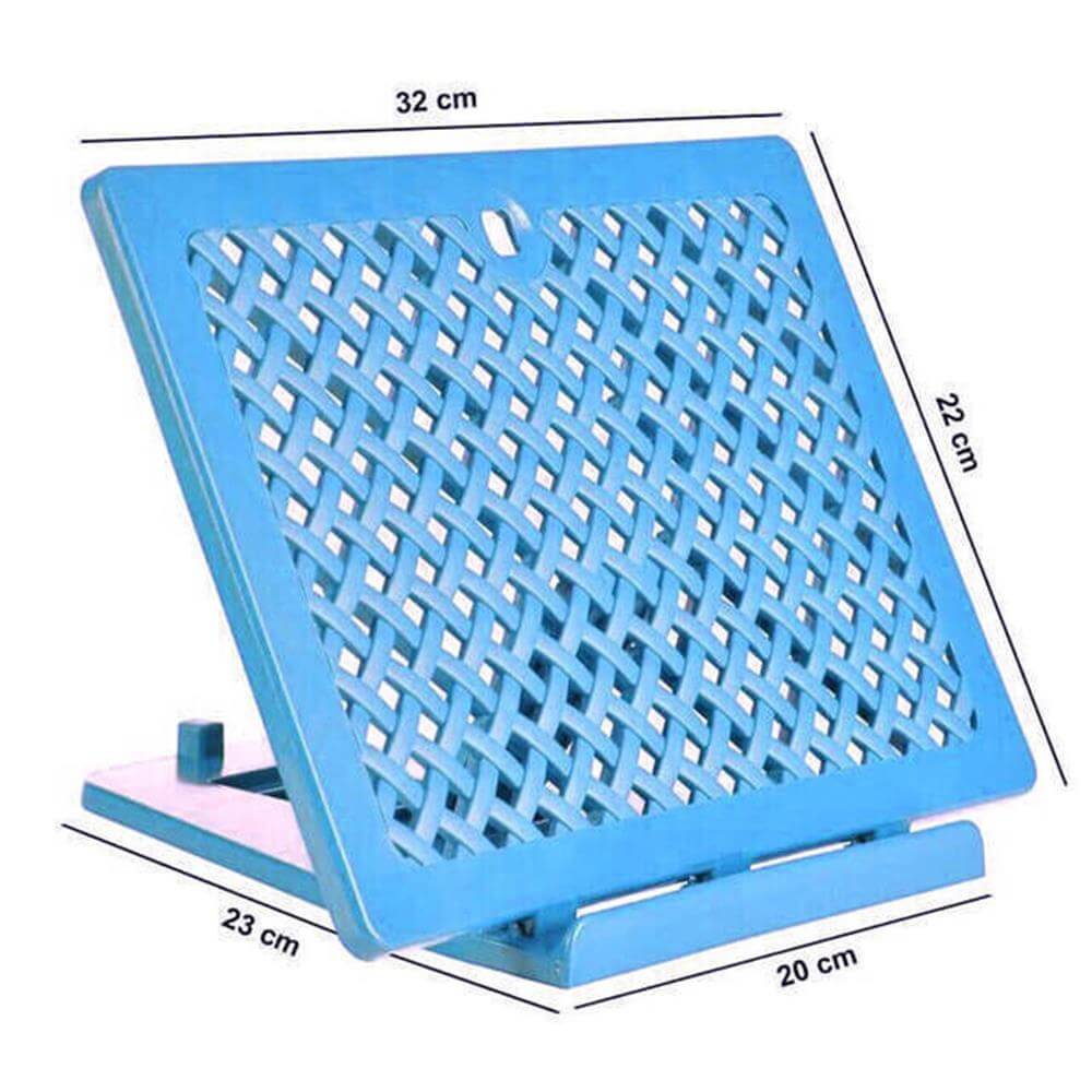 Plastik Rahle - Pratik Rahle - Masa Üstü Rahlesi - Kitap Okuma Standı - Mavi Renk