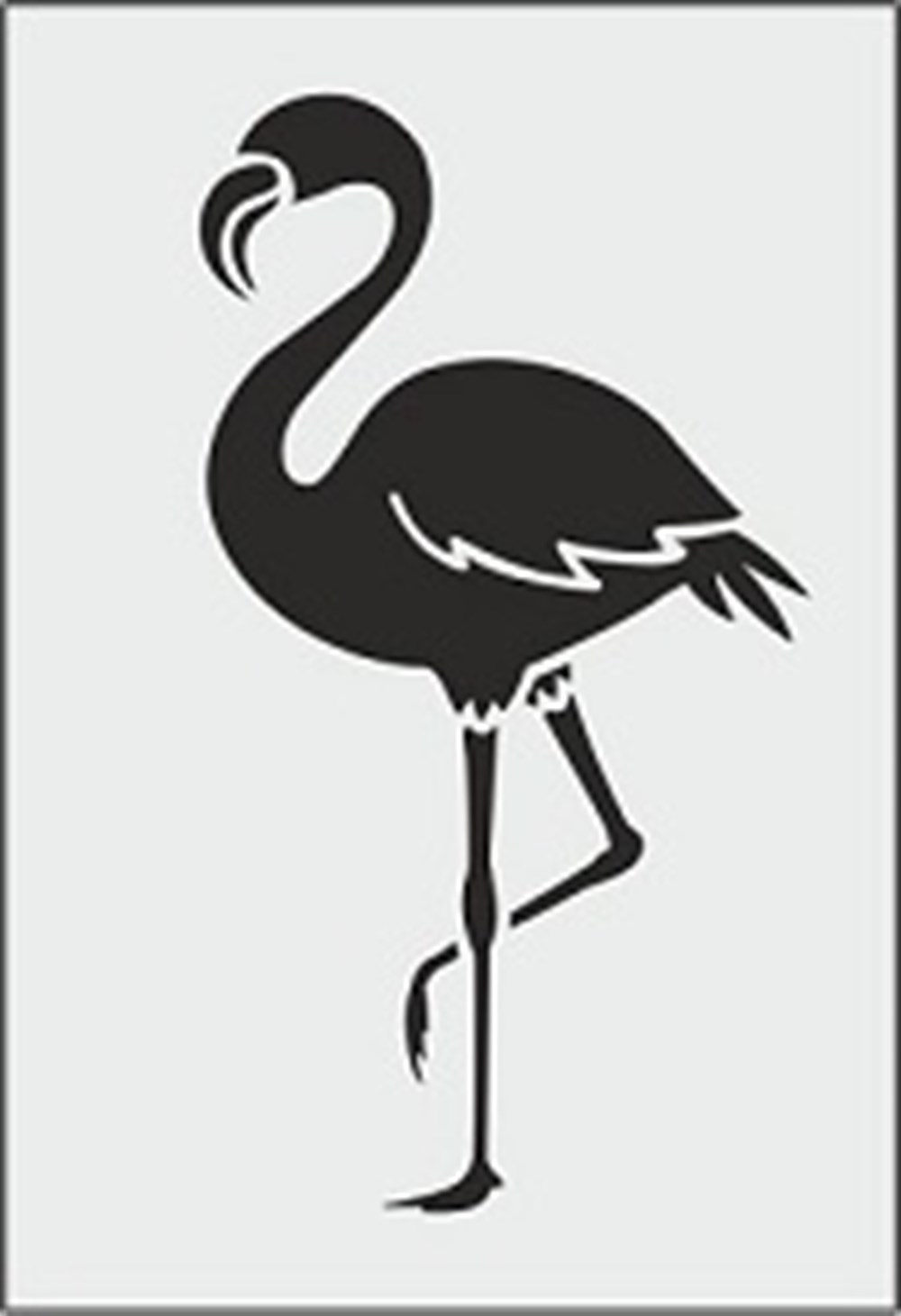 FLAMİNGO, E STENCİL (25X35)