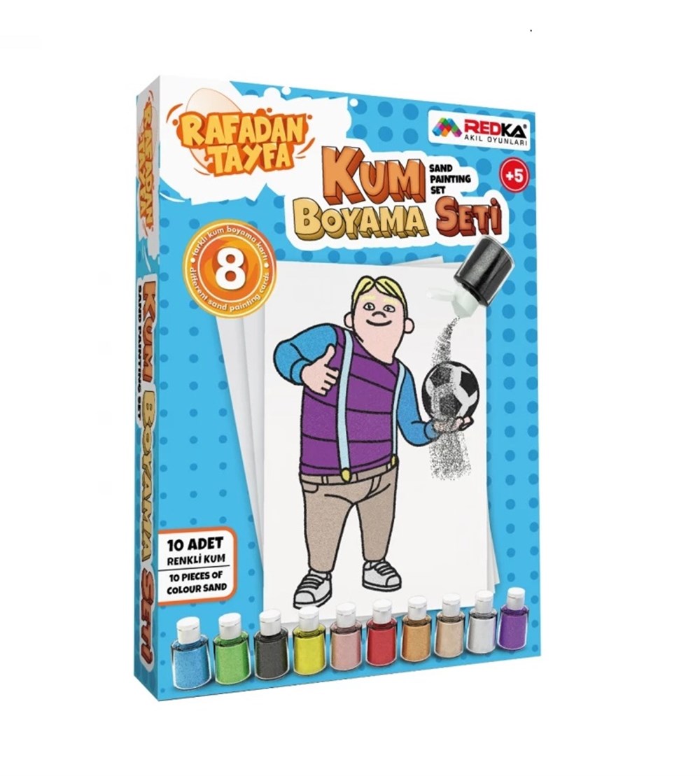 RAFADAN TAYFA KUM BOYAMA SETİ (8'Lİ)