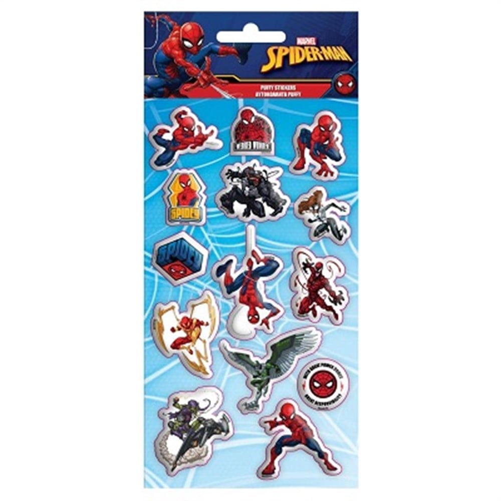 Spiderman Puffy Çıkartma 10x22cm
