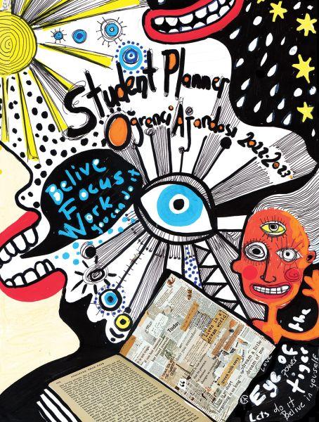 2022-2023 Öğrenci Ajandası Eyes 16x21cm
