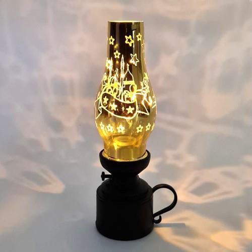 Gaz Lambası Şeklinde Led Işıklı Ramazan Süsü Plastik 1 Adet